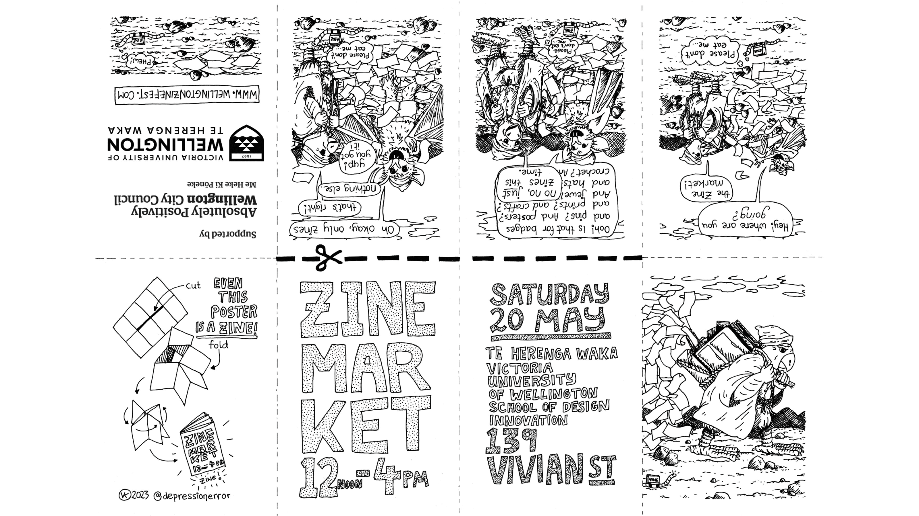 Zine market poster